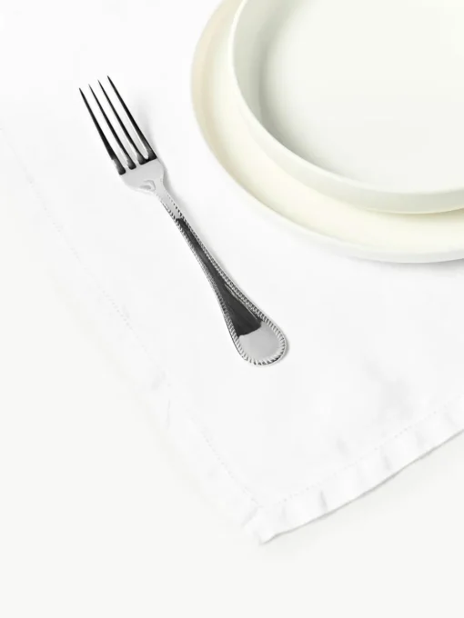 Linnen placemats Alari met borduurwerk, 4 stuks