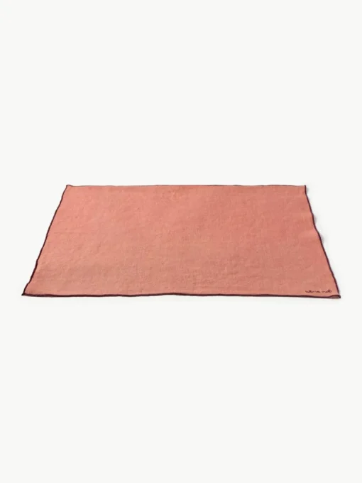 Linnen placemats Cosmo met borduursel, 4 stuks