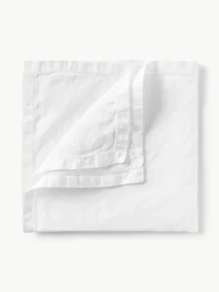 Linnen placemats Larissa met open zoom, 2 stuks