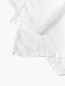 Linnen placemats Larissa met open zoom, 2 stuks