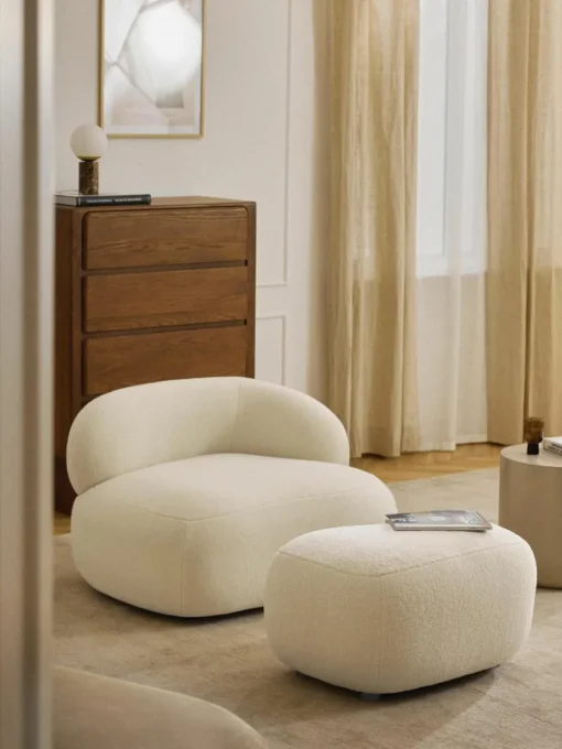 Loungefauteuil Alba uit teddyvacht