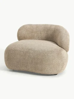 Loungefauteuil Alba van teddy bouclé