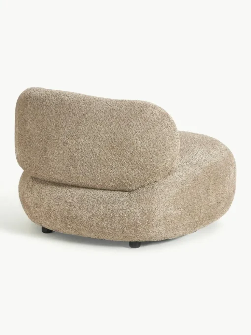 Loungefauteuil Alba van teddy bouclé