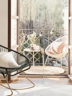 Loungefauteuil Bahia van kunststoffen vlechtwerk