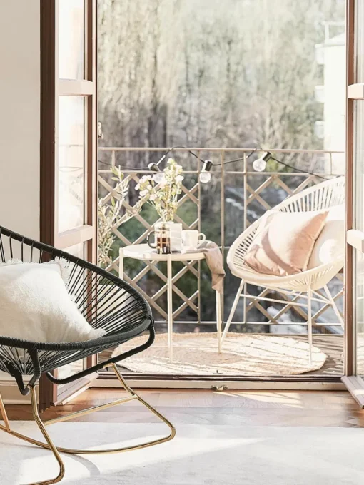 Loungefauteuil Bahia van kunststoffen vlechtwerk