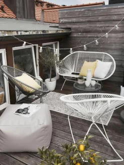 Loungefauteuil Bahia van kunststoffen vlechtwerk