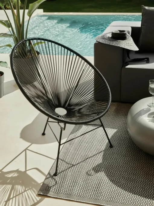 Loungefauteuil Bahia van kunststoffen vlechtwerk