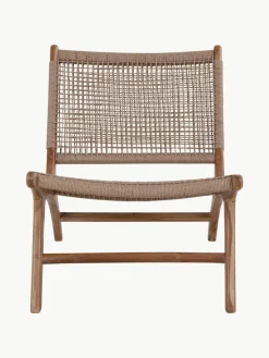 Loungefauteuil Derby van teakhout