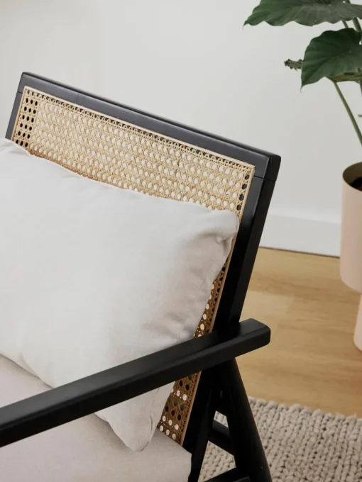 Loungefauteuil Manuell uit berkenhout