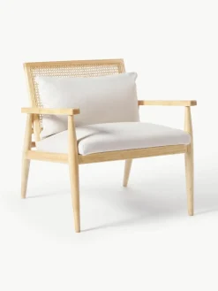 Loungefauteuil Manuell van rubberhout