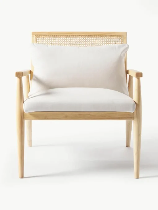 Loungefauteuil Manuell van rubberhout
