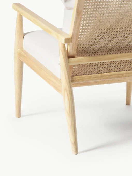 Loungefauteuil Manuell van rubberhout