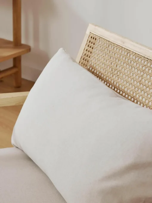 Loungefauteuil Manuell van rubberhout