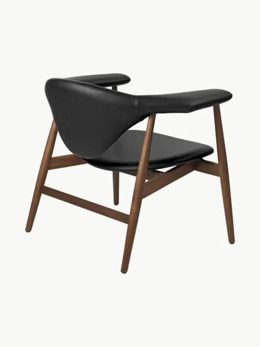 Loungefauteuil Masculo van walnoothout