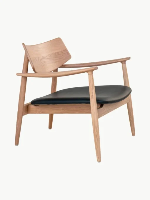 Loungefauteuil Olvera van eikenhout