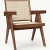 Loungefauteuil Sissi met Weens vlechtwerk