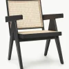 Loungefauteuil Sissi met Weens vlechtwerk