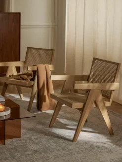 Loungefauteuil Sissi met Weens vlechtwerk