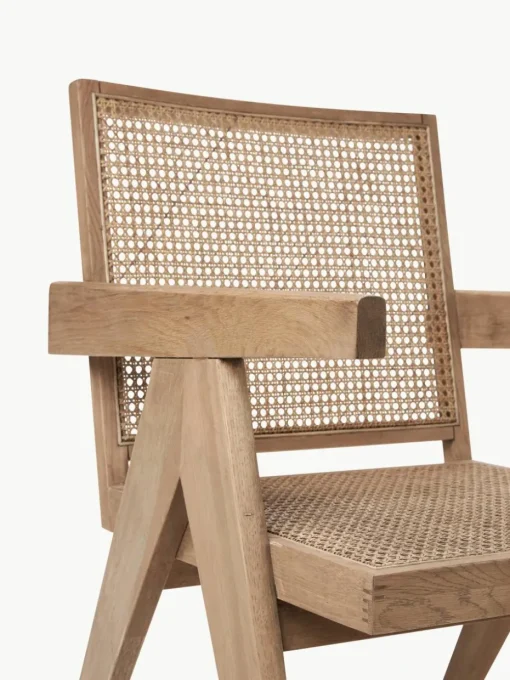 Loungefauteuil Sissi met Weens vlechtwerk