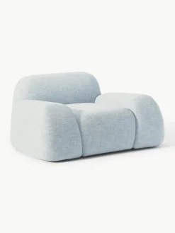 Loungefauteuil Wolke van bouclé