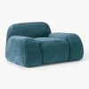 Loungefauteuil Wolke van teddy bouclé