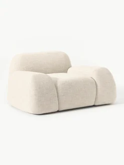 Loungefauteuil Wolke van bouclé
