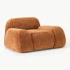 Loungefauteuil Wolke van teddy-bouclé