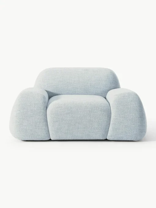 Loungefauteuil Wolke van bouclé