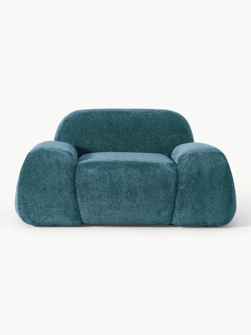 Loungefauteuil Wolke van teddy bouclé