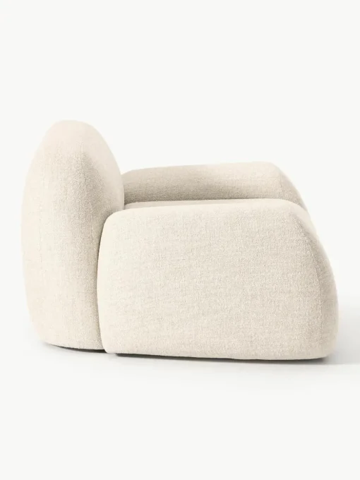 Loungefauteuil Wolke van bouclé