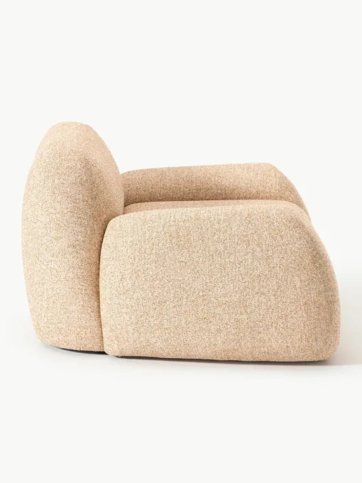 Loungefauteuil Wolke van bouclé