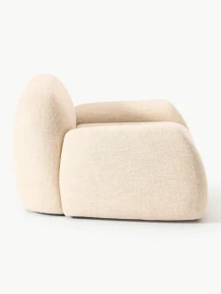 Loungefauteuil Wolke van bouclé
