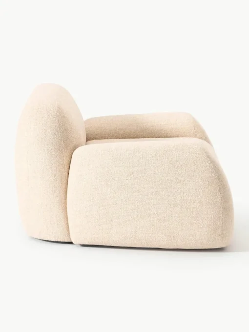Loungefauteuil Wolke van bouclé