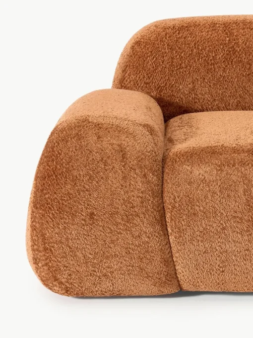 Loungefauteuil Wolke van teddy-bouclé