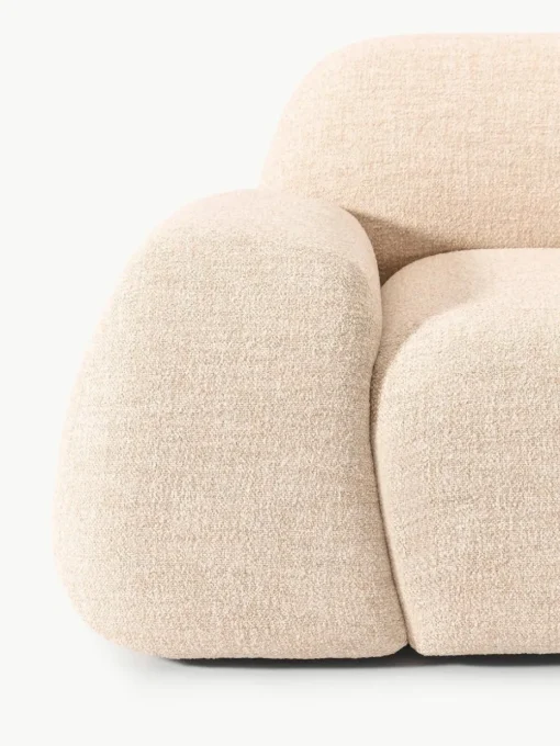 Loungefauteuil Wolke van bouclé