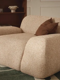 Loungefauteuil Wolke van bouclé