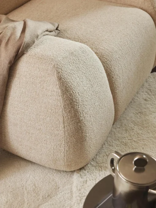 Loungefauteuil Wolke van bouclé