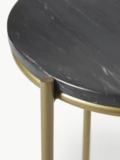 Marmeren bijzettafels Ella, set van 2