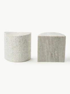 Marmeren boekensteun Nile, 2 stuks