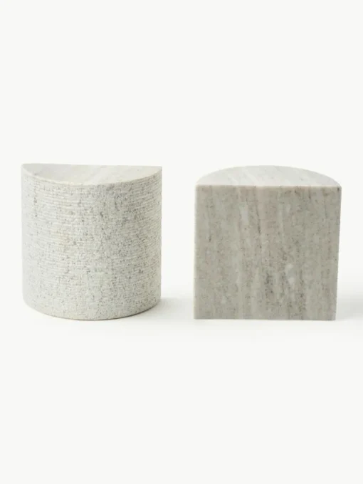 Marmeren boekensteun Nile, 2 stuks