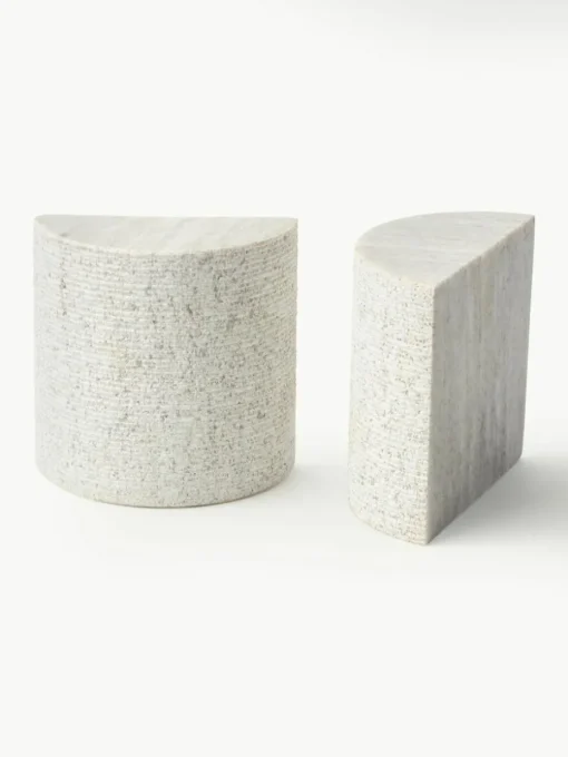 Marmeren boekensteun Nile, 2 stuks