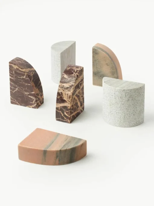 Marmeren boekensteun Nile, 2 stuks