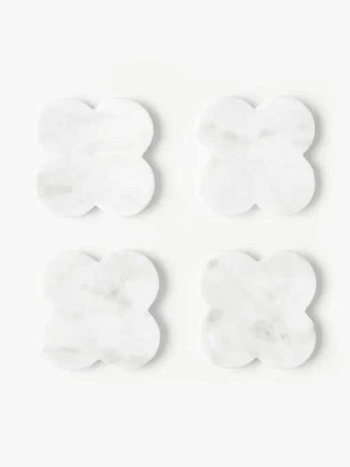 Marmeren onderzetter Teo, 4 stuks