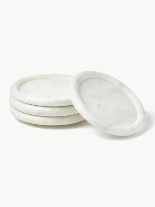 Marmeren onderzetter Yael, 4 stuks
