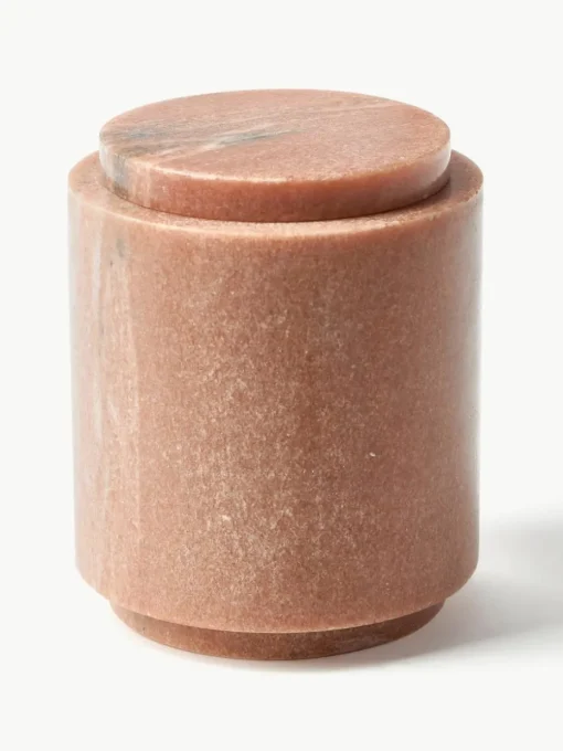Marmeren opbergpot Simba, H 14 cm