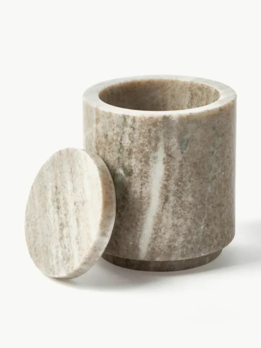 Marmeren opbergpot Simba, H 14 cm
