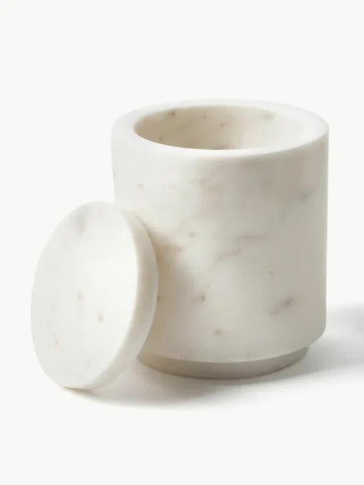 Marmeren opbergpot Simba, H 14 cm