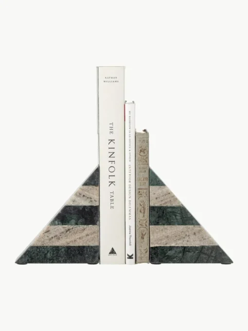 Marmerenboekensteun Abit, 2 stuks