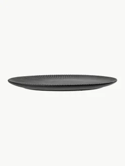 Mat dinerbord Neri met groefstructuur