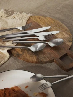 Mat geborstelde bestekset Shine, verschillende setgroottes